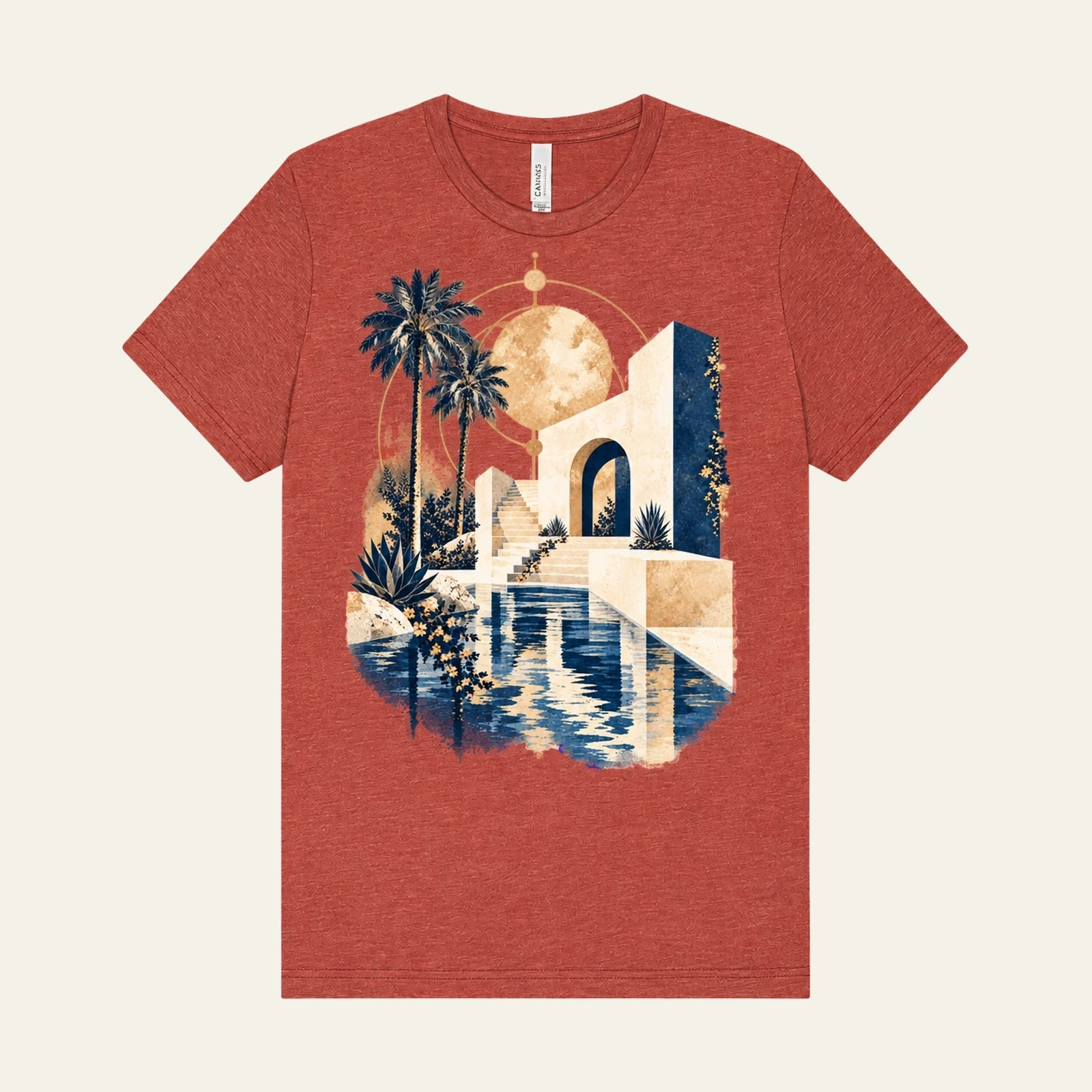 Pool Hours printed graphic tee