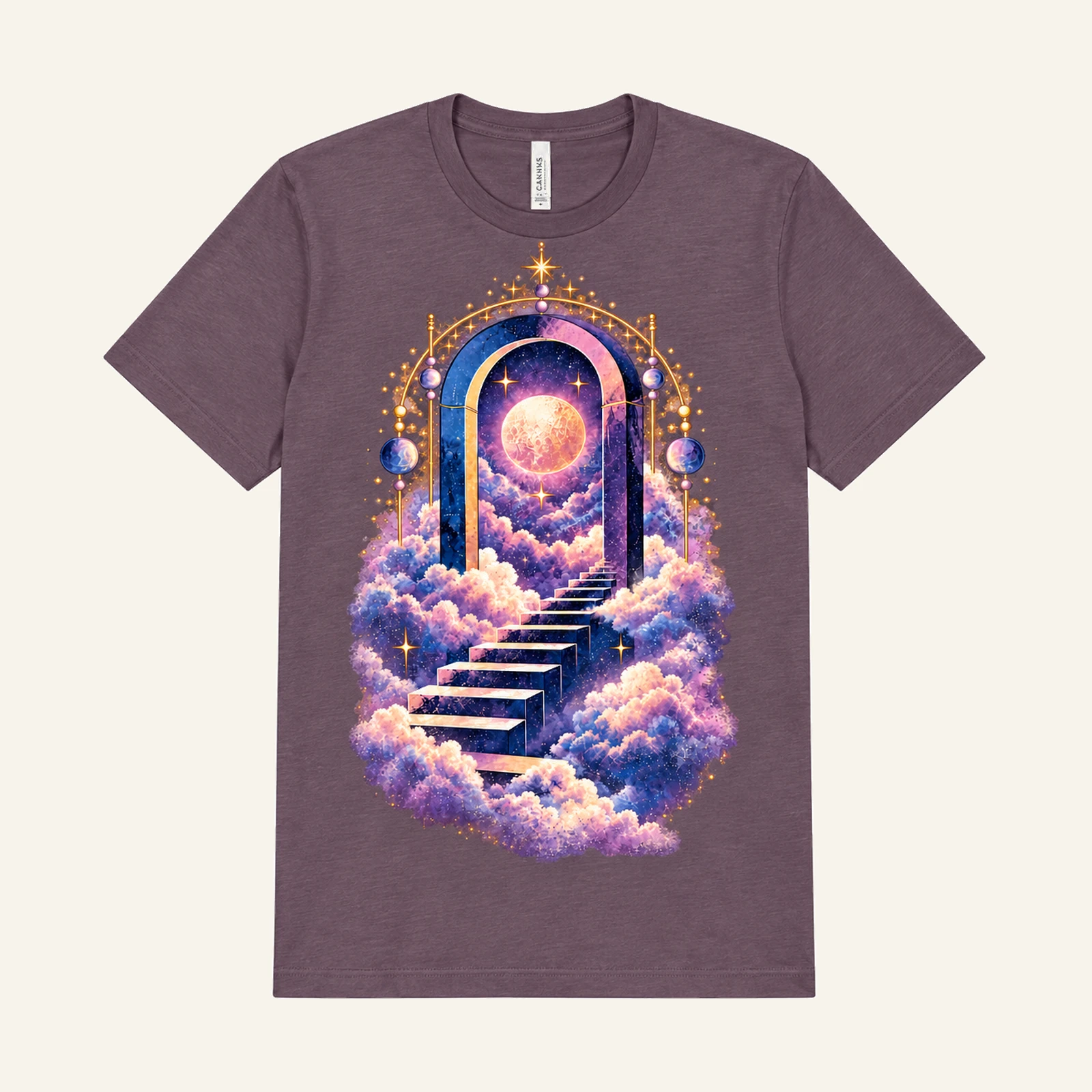 Slightly Elsewhere graphic T-shirt in Purple Storm, Color Studio Fall 2026